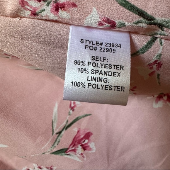 SKIES ARE BLUE Anthropologie Velvet Magenta Pink Blazer w Pockets womens size L - Picture 6 of 16